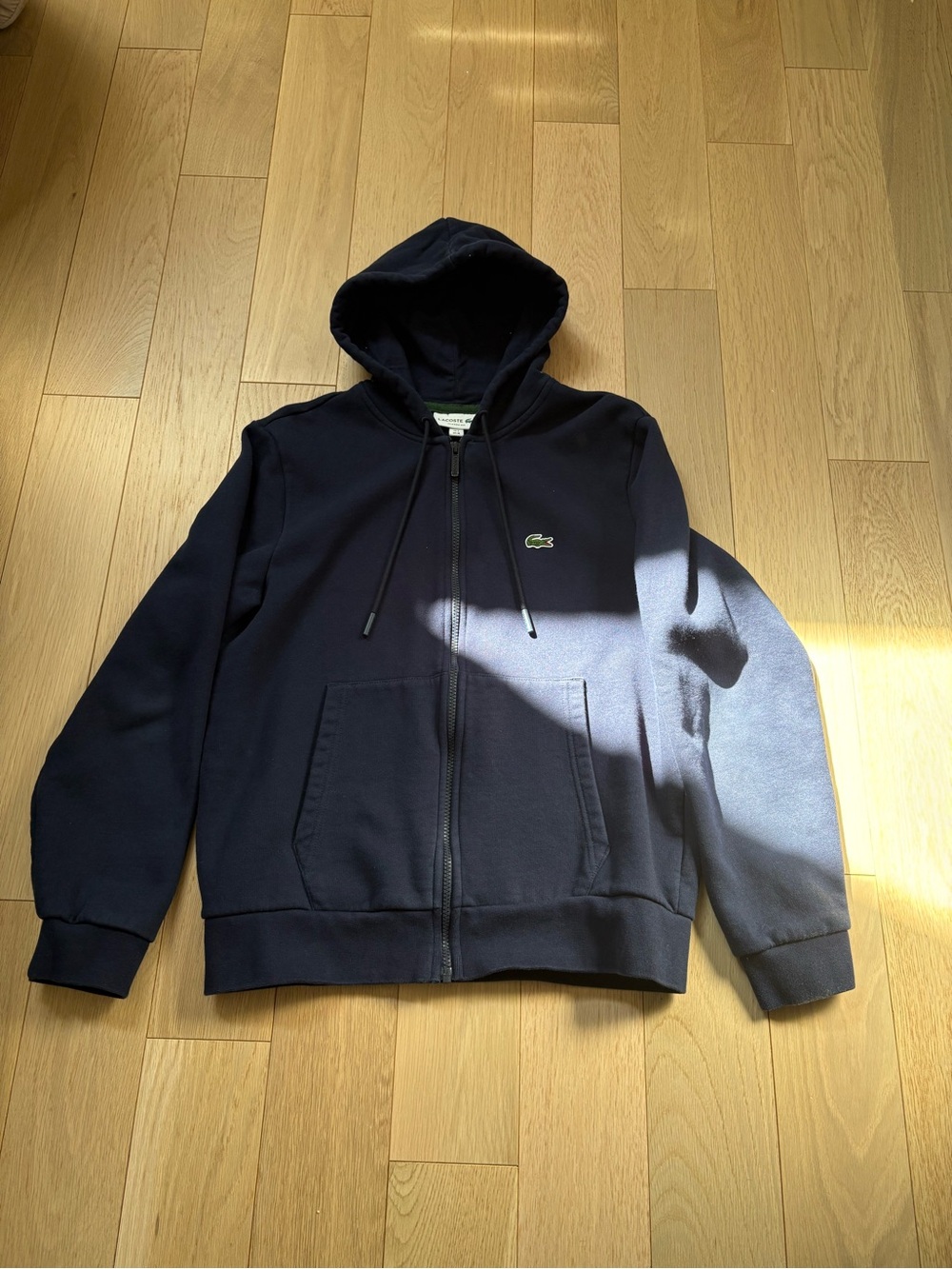 Lacoste Men’s Zip-Up Hoodie with Logo